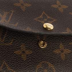 مملوكة مسبقًا محفظة لوي فيتون انايس كومباكت كانفاس مونوغرامي