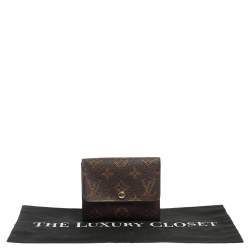 مملوكة مسبقًا محفظة لوي فيتون انايس كومباكت كانفاس مونوغرامي