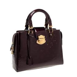 مملوكة مسبقًا Louis Vuitton Amarante Monogram Vernis Melrose Avenue Bag