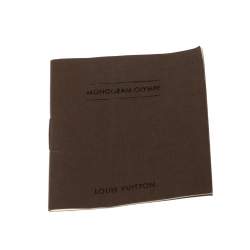 Pre Owned Louis Vuitton Beige Monogram Leather Limited Edition Stratus Olympe PM Bag