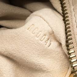 Pre Owned Louis Vuitton Beige Monogram Leather Limited Edition Stratus Olympe PM Bag