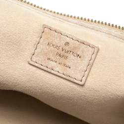 Pre Owned Louis Vuitton Beige Monogram Leather Limited Edition Stratus Olympe PM Bag