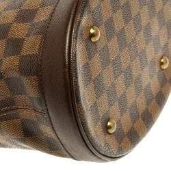 Pre Owned Louis Vuitton Damier Ebene Canvas Marais Bucket Bag
