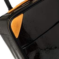 Pre Owned Louis Vuitton Vert Bronze Monogram Vernis Pegase 45 Suitcase