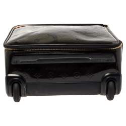 Pre Owned Louis Vuitton Vert Bronze Monogram Vernis Pegase 45 Suitcase