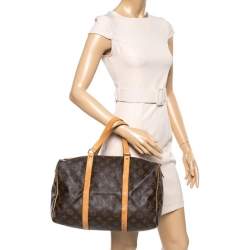 Pre Owned Louis Vuitton Monogram Canvas Sac Souple 35 Duffel Bag