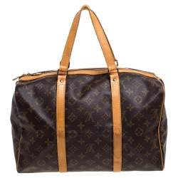 Pre Owned Louis Vuitton Monogram Canvas Sac Souple 35 Duffel Bag