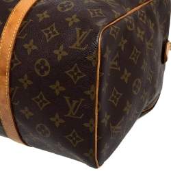 Pre Owned Louis Vuitton Monogram Canvas Sac Souple 35 Duffel Bag