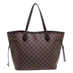 مملوكة مسبقًا Louis Vuitton Damier Ebene Canvas Neverfull MM Bag