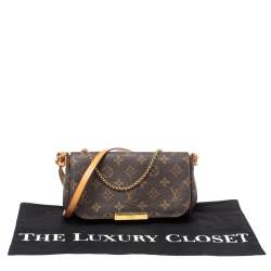 Pre Owned Louis Vuitton Monogram Canvas Favorite PM Bag