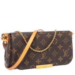 Pre Owned Louis Vuitton Monogram Canvas Favorite PM Bag
