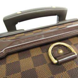 مملوكة مسبقًا Louis Vuitton Damier Ebene Canvas Soft Case Pegase 55 Trolley Bag