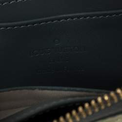 Pre Owned Louis Vuitton Vert Tonic Monogram Vernis Zippy Coin Purse