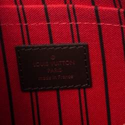 Pre Owned حقيبة صغيرة لوي فيتون نيفرفول كانفاس دامييه إيبين