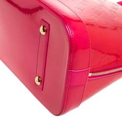 مملوكة مسبقًا Louis Vuitton Rose Pop Monogram Vernis Alma GM Bag