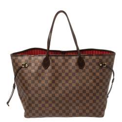 Louis Vuitton Damier Ebene Canvas Neverfull GM Bag