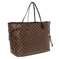Louis Vuitton Damier Ebene Canvas Neverfull GM Bag