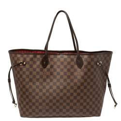 Louis Vuitton Damier Ebene Canvas Neverfull GM Bag