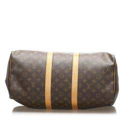 Pre Owned Louis Vuitton  Canvas  Keepall  45 Duffel Bags