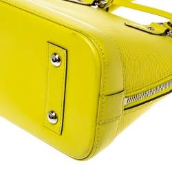Pre Owned Louis Vuitton Pistache Epi Leather Alma BB Bag