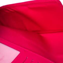 مملوكة مسبقًا محفظة لوي فيتون اوجيني كانفاس مونوغرامي متعددة الألوان بيضاء