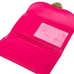 مملوكة مسبقًا محفظة لوي فيتون اوجيني كانفاس مونوغرامي متعددة الألوان بيضاء