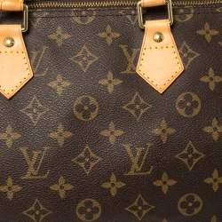 Pre Owned Louis Vuitton Monogram Canvas Speedy 35 Bag