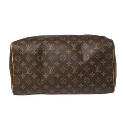 Pre Owned Louis Vuitton Monogram Canvas Speedy 35 Bag