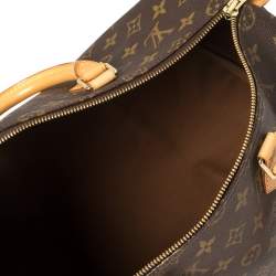 Pre Owned Louis Vuitton Monogram Canvas Speedy 35 Bag