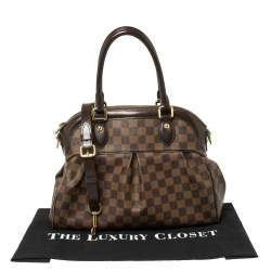 Pre Owned حقيبة لوي فيتون "تريفي پي إم" كانفاس دامييه إيبين