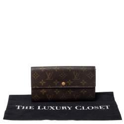 مملوكة مسبقًا Louis Vuitton Monogram Canvas Sarah Continental Wallet 