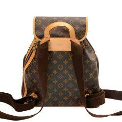Pre Owned Louis Vuitton Brown Monogram Canvas Sac Bosphore Backpack Bag