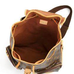 Pre Owned Louis Vuitton Brown Monogram Canvas Sac Bosphore Backpack Bag