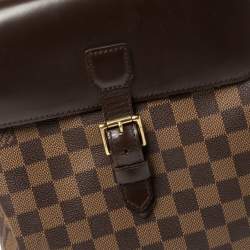 Pre Owned Louis Vuitton Damier Ebene Canvas Soho Backpack