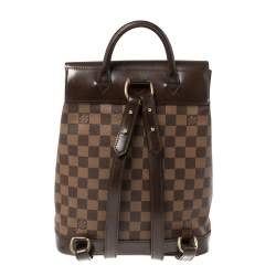 Pre Owned Louis Vuitton Damier Ebene Canvas Soho Backpack