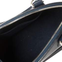 Pre Owned Louis Vuitton Blue Marine Epi Leather Alma BB Bag