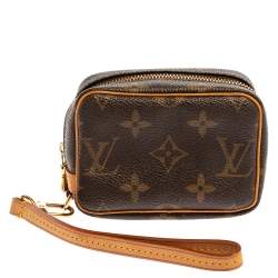 Pre Owned Louis Vuitton Monogram Canvas Wapity Pouch