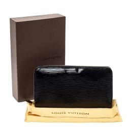 مملوكة مسبقًا Louis Vuitton Black Electric Epi Leather Zippy Wallet