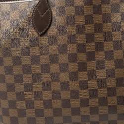 Pre Owned حقيبة لوي فيتون نيفرفول كانفاس دامييه أيبين GM