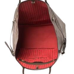 Pre Owned حقيبة لوي فيتون نيفرفول كانفاس دامييه أيبين GM