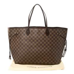 Louis Vuitton Damier Ebene Canvas Neverfull GM Bag