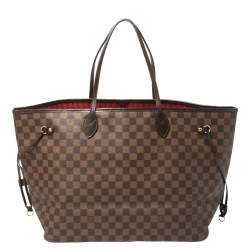 Louis Vuitton Damier Ebene Canvas Neverfull GM Bag