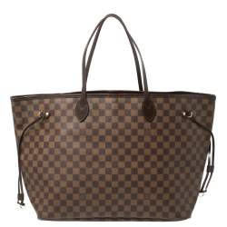 Louis Vuitton Damier Ebene Canvas Neverfull GM Bag