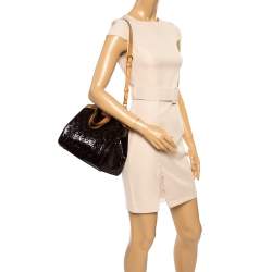 Louis Vuitton Amarante Monogram Vernis Brea MM Bag