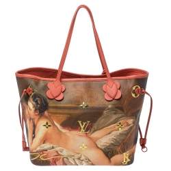Louis Vuitton Multicolor Canvas Jeff Koons Boucher Neverfull MM Bag