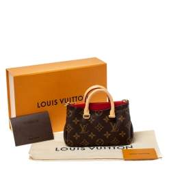 Pre Owned Louis Vuitton Monogram Canvas Nano Pallas Bag