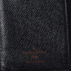 مملوكة مسبقًا Louis Vuitton Green Epi Leather Small Ring Agenda Cover