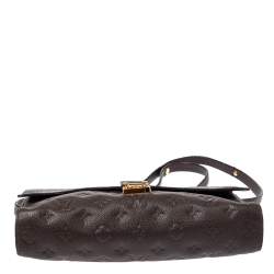 Pre Owned Louis Vuitton Terre Monogram Empreinte Leather Fascinante Shoulder Bag