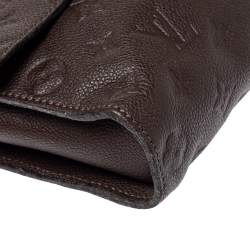 Pre Owned Louis Vuitton Terre Monogram Empreinte Leather Fascinante Shoulder Bag