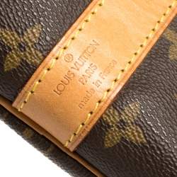 Pre Owned Louis Vuitton Monogram Canvas Keepall Bandouliere 55 Bag